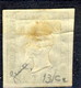 Sardegna, IV Em 1859 SA N. 13Be, C. 5 Verde Giallo Stampa Difettosa MH (leggera Piega) Cat. € 500 Firmato Biondi - Sardegna