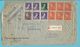 434+435+693+696 Op Brief (port 143Fr)!!!! Aangetekend PAR AVION Stempel ANTWERPEN Naar ARGENTINE - 1936-1951 Poortman