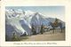 85354 SWITZERLAND MOUNT BLANC TERRACE OF PLAN PRAZ TELESCOPE PUBLICITY RELOJ DE PRECISION VACHERON CONSTANTIN POSTCARD - La Praz