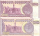 IRAQ 10000 DINARS 2001 2002 P-89 LOT X2 UNC NOTES DIFFERENT COLORS - Iraq