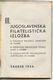 JUFIZ - III YUGOSLAV PHILATELIC EXHIBITION 1956. ZAGREB CROATIA, PROGRAMME / CATALOG - Libretti