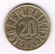 20 GROSCHEN 1954 OOSTENRIJK /120G/ - Austria