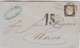 Storia Postale_Stati Sardi-20 Cent.azzurro Scuro-Milano 25 Set.1860-Al Verso Udine 27 Set-1860- - Post