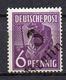 SBZ 1948: 6 Pf M. Bez.-Aufdr. "3 Berlin 6" Postfr., BPP-geprüft (tiefst); Mi.-Nr. 167 I   ** - Sonstige & Ohne Zuordnung