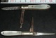 Rare Lot De 2 Anciens Petits Couteaux Multifonctions 2 Outils, Plaquettes Nacre - Outils Anciens