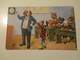 DRESSED DOGS AT SCHOOL , DACHSHUND , THIELE ?? , HUNGARY ,  OLD POSTCARD , 0 - 1900-1949