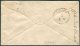 1873 GB QV 6d 'HUTH' Perfin Cover London EC Duplex - Lindau, Bavaria Germany - Lettres & Documents