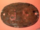 ANCIENNE PLAQUE DE JAUGEAGE EN LAITON NANTERRE LE HAVRE à Datée Non Nettoyé VOIR PHOTOS - Bronzen