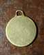 Pendentif Médaille Religieuse Uniface Doré "Saint Joseph Et Enfant Jésus" Graveur: Fernand Py - Religious Medal - Religion & Esotérisme