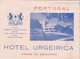 PORTUGAL - TOURISM BROCHURE - HOTEL URGEIRIÇA - CANAS DE SENHORIM  - HOTEL DO FACHO - FOZ DO ARELHO - CARNET WITH MAP - Dépliants Touristiques