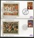 Great Britain 1980 Sport Cricket Boxing Football Athletic  Benham Silk FDCs  # 13309 - Cricket