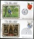 Great Britain 1987 Sir ISAAC Newton Science Museum Math Apple Benham Silk FDCs  # 13311 - Physics