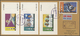 Br Adschman / Ajman: 1970 (5.1.), Apollo Programme Complete Set Of Seven Special Imperforate Miniature - Adschman