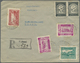 Br Afghanistan: 1938, Two Registered Covers From "KABOUL" With Large Units Of 2 Pl. Black On Reverse To - Afghanistan