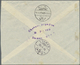 Alawiten-Gebiet: 1926, Flight Cover "TARTOUS - DAMASCUS", Dated 24/5/1926, Franked With Air Mail Set - Brieven En Documenten
