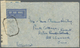 Br Bahrain: 1940. Air Mail Envelope Addressed To England Bearing SG 27, 3a 6p Blue (4) Tied By Bahrain/ - Bahrein (1965-...)