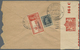 Br Bahrain: 1941-43, Three Censored Airmail Covers To India With Censore Strips And Triangle Handstamps - Bahrain (1965-...)