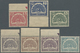 ** Birma / Burma / Myanmar: 1946. Set Of TELEGRAPH STAMPS "Peacock". Seven Values: 1A, 2As, 8As, 12As, - Myanmar (Birma 1948-...)