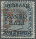 O Ceylon / Sri Lanka: 1885: 5 C. On 32 C. Slate, Overprint Inverted, Used, Trimmed Perforation At Left - Sri Lanka (Ceylon) (1948-...)