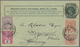 GA Ceylon / Sri Lanka: 1903/1904, QV 6 C. Letter Card As Well As 2 1/2 Cent "District Letter Envelope B - Sri Lanka (Ceylon) (1948-...)