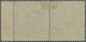 * China: 1878, Large Dragon Thin Paper, A Horizontal Right-margin Pair, Mint Lightly Hinged, Three Per - Other & Unclassified