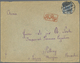 Br China: 1891, Boxed Vermilion "To Pay" On Cover To German Embassy Peking, Incoming From Germany W. 20 - Other & Unclassified