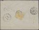 Br China: 1894, Dowager 3 Ca. Tied Blue Seal "Tientsin" To Reverse Of Small Envelope (file Bend At Left - Other & Unclassified