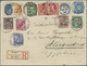 Br China: 1901, 8-nations Cover Real Used, Registered From German P.o. "SHANGHAI 2/11 01" To Alexandria - Other & Unclassified