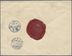 Br China: 1902, Carp 50 C., 20 C. Tied Two Strikes Bisected Bilingual „PEKING 17 NOV 06“ To Registered - Other & Unclassified