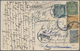 China: 1902/05, Coiling Dragon 1 C., 2 C. Green, 3 C. Green And Due 1/2 C. Tied Three Strikes Bisect - Other & Unclassified