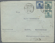 Br China: 1913, Junk 3 C. (pair), 10 C. Tied Boxed Bilingual PEKING 5.3.25“ To Cover Via „SHANGHAI 28 M - Andere & Zonder Classificatie