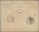 Br China: 1914, Reaper 20 C. Tied Bisected Bilingual „CHANGSHA 8 AUG 21“ To Registered Cover Via Shangh - Other & Unclassified