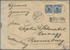 Br China: 1914, Junk 10 C. Pair Tied Two Strikes Bisected Bilingual „CHANGSHA 23 MAY 22“ To Registered - Autres & Non Classés