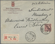 Br China: 1923, Postal Kiosk: Reaper 20 C. Tied "HARBIN 11.3.26/K.1" To Registered Cover To Germany W. - Andere & Zonder Classificatie