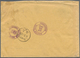 Br China: 1931/32, SYS $1 With Martyr 30 C. Tied "SHANGHAI 14.8.40" To Registered Cover With R-label "S - Other & Unclassified