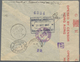 Br China: 1940, SYS $6.70 Franking Tied "HANKOW 23.12.40" To Registered Air Mail Cover To Perpignan/Fra - Andere & Zonder Classificatie