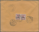 Br China - Provinzausgaben - Mandschurei (1927/29): 1928, Two Covers With 5 C. Pair Resp. 4 C. + 7 C. B - Mantsjoerije 1927-33