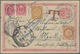 GA China - Ganzsachen: 1897, Card ICP 1 C. Uprated Tokyo Print Coiling Dragon 2 C. Resp. Coiling Dragon - Postkaarten