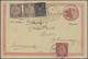 GA China - Ganzsachen: 1901. Imperial Chinese Post Postal Stationery Card '1 Cent' Pink Upgraded With C - Postcards