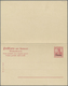GA China - Besonderheiten: 1902: Essay For A Postal Stationery Double Card, 10 Pfg  Red Germania "Deuts - Other & Unclassified
