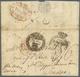 Br Indien - Vorphilatelie: 1816 MADRAS CROWN SHIP LETTER INTAGLIO HANDSTAMP: Entire Letter From Madras - ...-1852 Prephilately