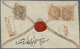 Br Indien: 1861 Small Ornamentic Envelope Used REGISTERED From Erinpoora To Umritsur, Franked On The Re - Andere & Zonder Classificatie