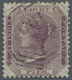 O Malaiische Staaten - Straits Settlements: 1860 India 8a. Purple On White Paper Used In MALACCA And C - Straits Settlements