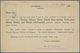 Br Malaiische Staaten - Kedah: 1919, 4 C Rose Single Franking On Business Postcard, Tied By Double-circ - Kedah