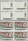 ** Malaiische Staaten - Kedah: 1965, Orchids Imperforate PROOF Block Of Four With Black Printing Only ( - Kedah