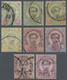 O Malaiische Staaten - Kelantan: 1887/1899: Eight SIAM Stamps Used At Kota Bharu P.O. And Cancelled By - Kelantan