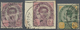 O Malaiische Staaten - Kelantan: 1887-1904 Three Siam 'King Chulalongkorn' Stamps Used At BATU MENGKEB - Kelantan