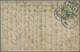 GA China - Ganzsachen: 1908 (ca.), Card Square Dragon 1 C. Canc. Boxed "Kwangtung Hokhashi" Via Boxed B - Postkaarten