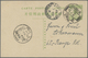 GA China - Ganzsachen: 1912/15, Flag Card 1 C. Resp. Junk Card 1 C. Used Locally In Shanghai, Both With - Postkaarten