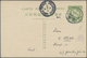 GA China - Ganzsachen: 1912/15, Flag Card 1 C. Resp. Junk Card 1 C. Used Locally In Shanghai, Both With - Postcards